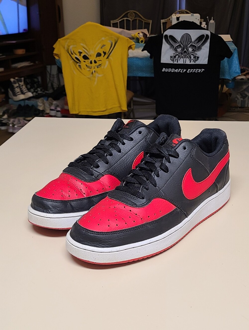 Nike Court Vision Low Next Nature Bred casual low top sneakers size 12